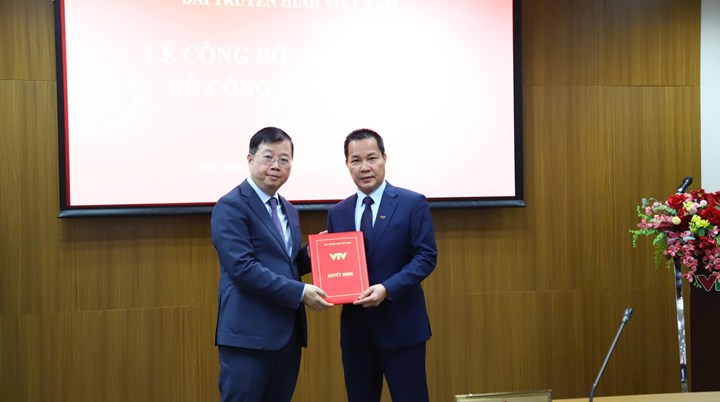 Đài THVN công bố quyết định bổ nhiệm, điều động lãnh đạo tại 6 đơn vị